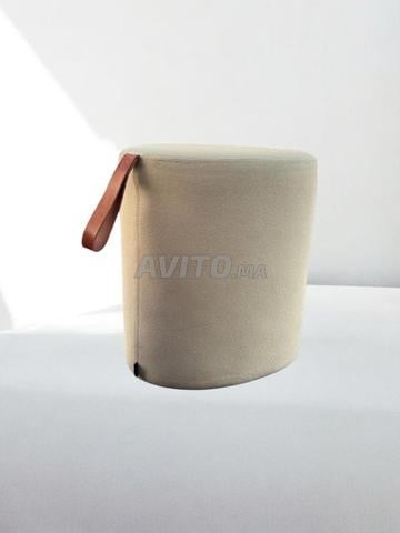 Cascando POUF PULLY en tissus beige