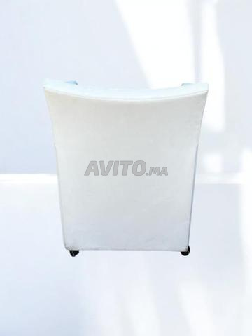 Fauteuil à roulette Kinnarps Remus Cuir Blanc