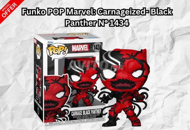 Funko Pop Marvel Carnageized Black Panther N°1434 