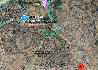 Terrain 100 métre lotis ibtihal 7 min Malabata 