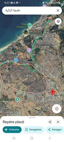 Terrain 100 métre lotis ibtihal 7 min Malabata 