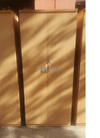 خزانة مكتب خشبية مع قفل - 2