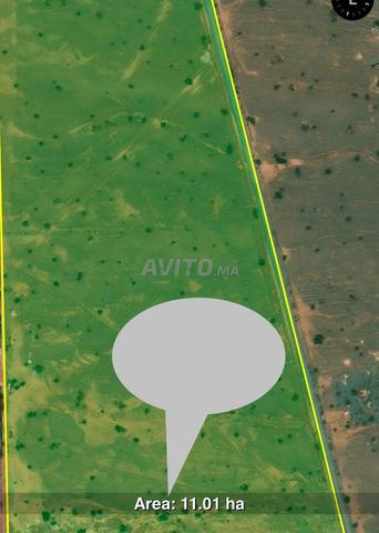 Terrain titré 11 ha zone SD1 route ourika