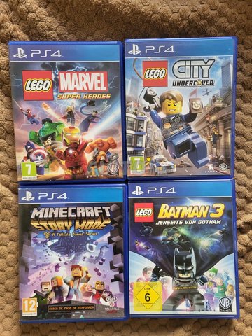 LEGO et MINECRAFT (Jeux PS4)