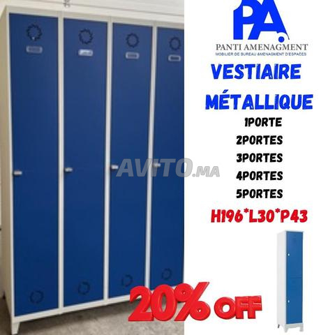 VESTIAIRE métallique de 1 à 5 PORTES DISPOOO