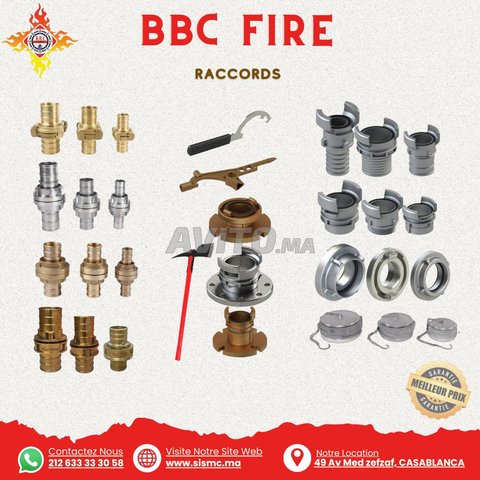 Les raccords d'incendie