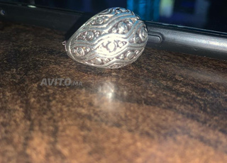خاتم فضة 100٪