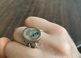 خاتم فضة 100٪