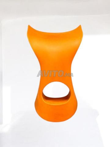 Tabouret de bar Slide orange KONCORD