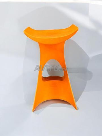Tabouret de bar Slide orange KONCORD - 2