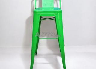 Tabouret de bar Tolix vert