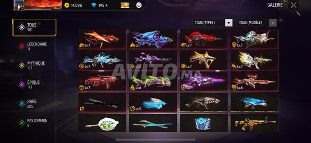 free fire account |حساب فري فاير 