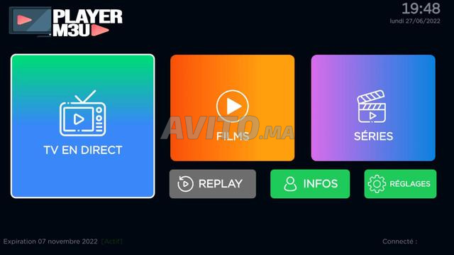 Iptv abonnement familly de 12 mois