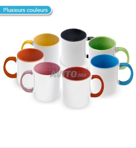 Mug Porcelaine Interieur Coloré