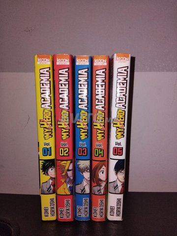 tome 1 et 2 et 3 et 4 et 5 de m'y héros academia
