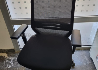 Chaise de Réunion en Mesh noir