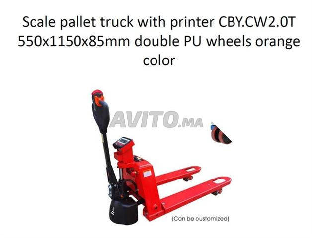 transpalette avec pesseur - 2