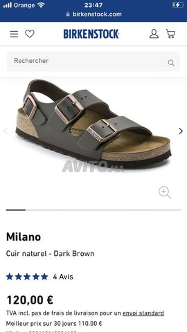 birkenstock Milano birko Flor dark brown 42