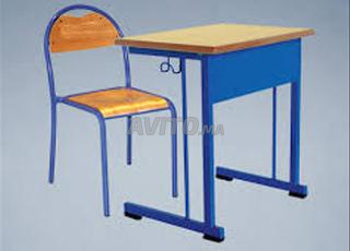 Table individuelle scolaire avec casier EN STOCK