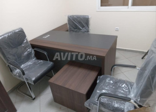 Bureau président bois mdf \ matériel de bureau ))