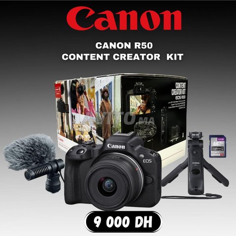 Canon R50 Content Creator  kit 