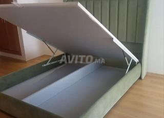 tête de lit rangement intégré 