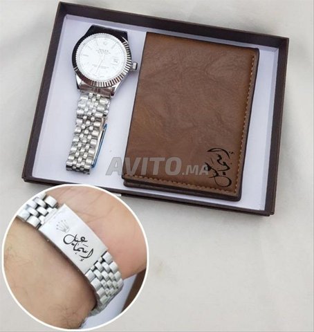 Pack personnalisé montre portefeuille