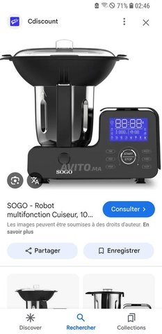 Robot cuiseur multifonction sogo