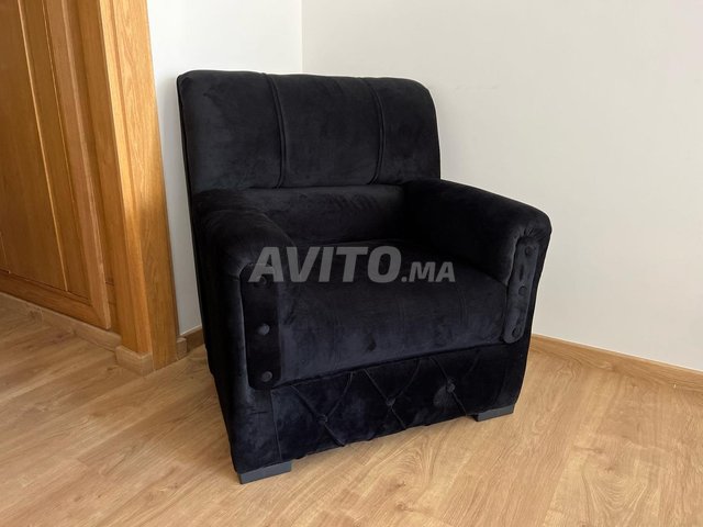 Fauteuil noir