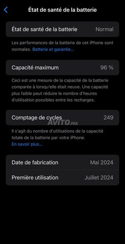iphone 15 pro max comme neuf