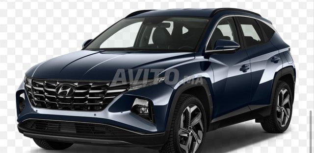 Beautiful bleu hyundai Tucson