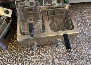 friteuse posable double electrique 