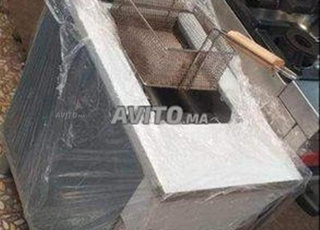 friteuse sur placard gaz 