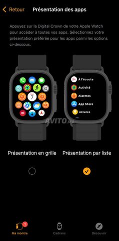 Apple Watch Ultra 1 (49mm 32GB  WiFi  Cellulaire)