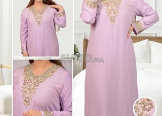 كريب روزا  كسوة للعيد انيقة