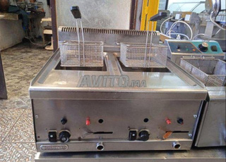 friteuse posable double gaz 