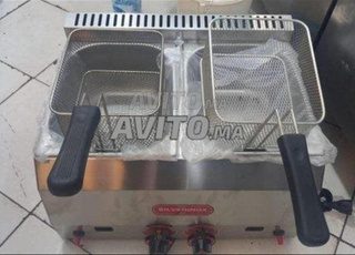 friteuse posable double gaz 