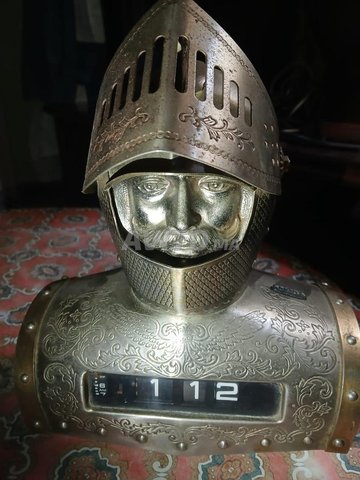 buste chevalier en acier