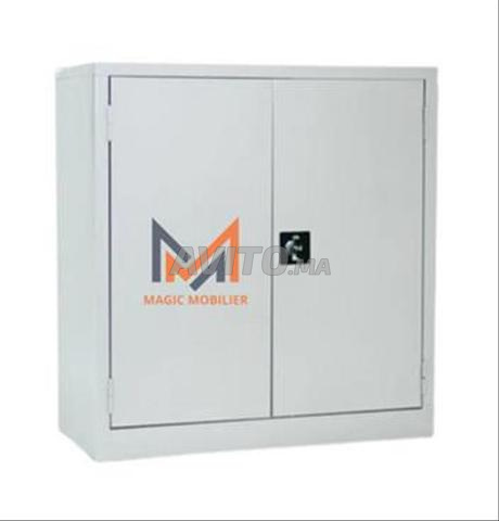 des armoires mettalique rideau ou porte battante  - 2