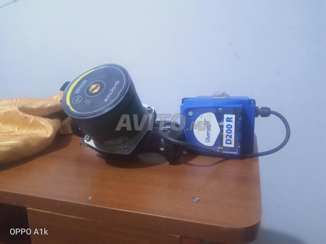 circulateur électronique et pompe doseuse 
