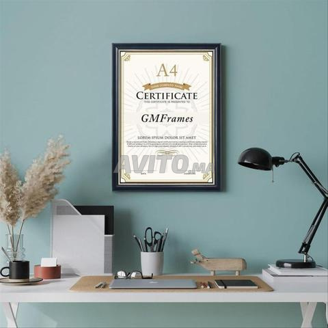 Cadre photo A4 en bois