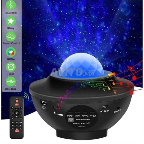 Lampe Galaxy Projecteur, Veilleuse Étoile LED