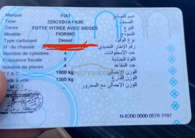 Fiat Fiorino Diesel Manuelle 2019 à Mohammedia