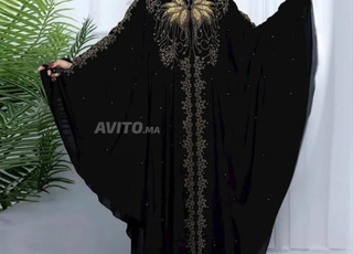عباية خليجية منبتة بجودة عالية 