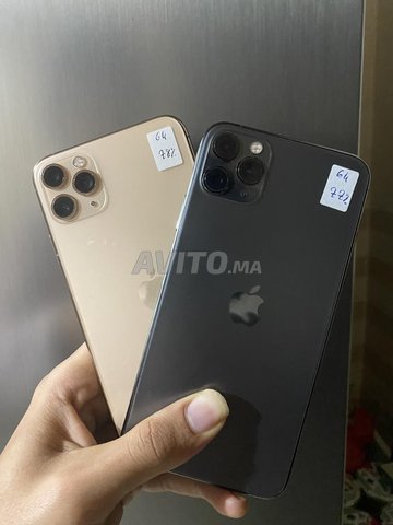 2 iphone 11 pro max 78\77 f battery koulchi khdam 