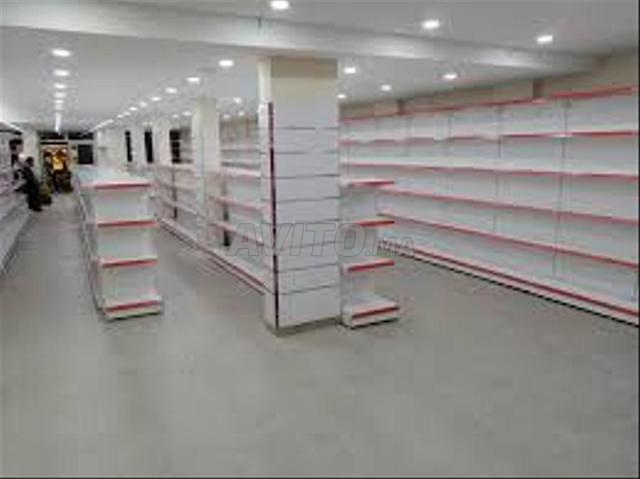 Rayonnage supermarché a vendre