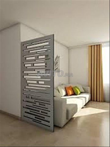 Séparation MDF pour maison salon ou bureau