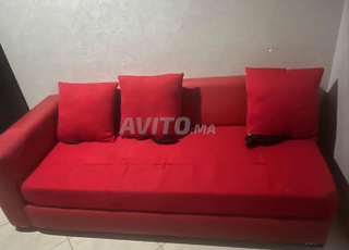 Canapé rouge 