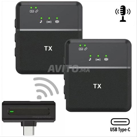 Double Microphone sans fil SX8 Lavalier