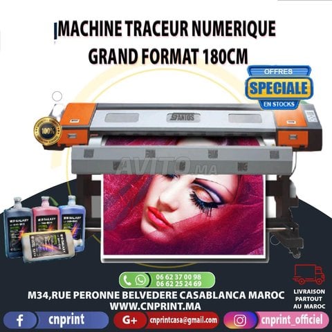 Traceur Éco-Solvant 1m80 avec Tête DX7